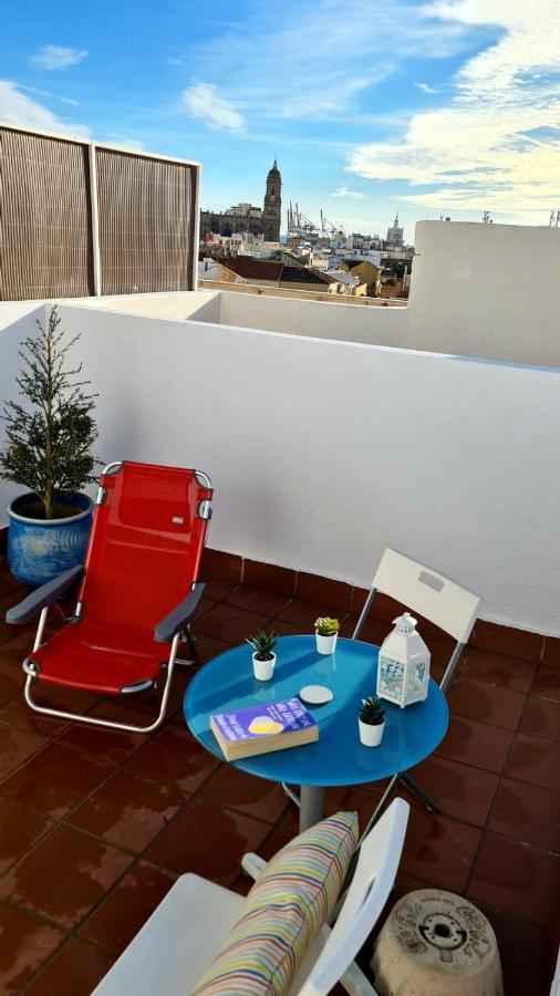 Penthouse With Solarium In The Center Of Malaga-Atico Con Solarium En El Centro De Malaga Apartment Exterior photo